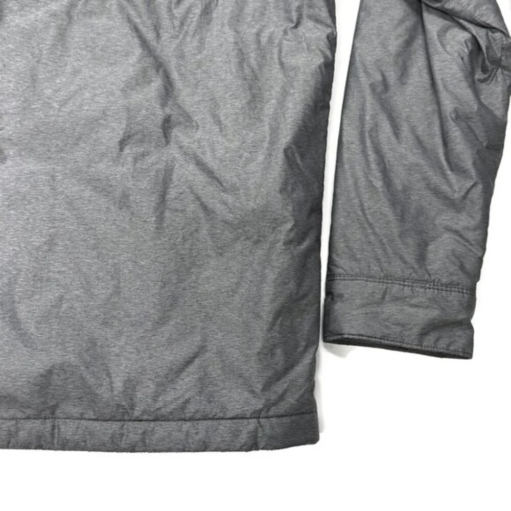 The North Face Lefferts Shacket Shirt Jacket Mens Medium Snap Button Gray Hiking